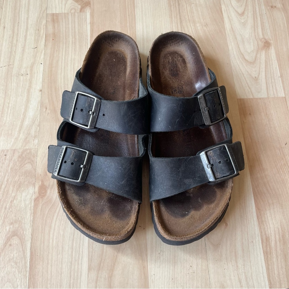 Birkenstock Women’s Double-Buckle Sandals in Black